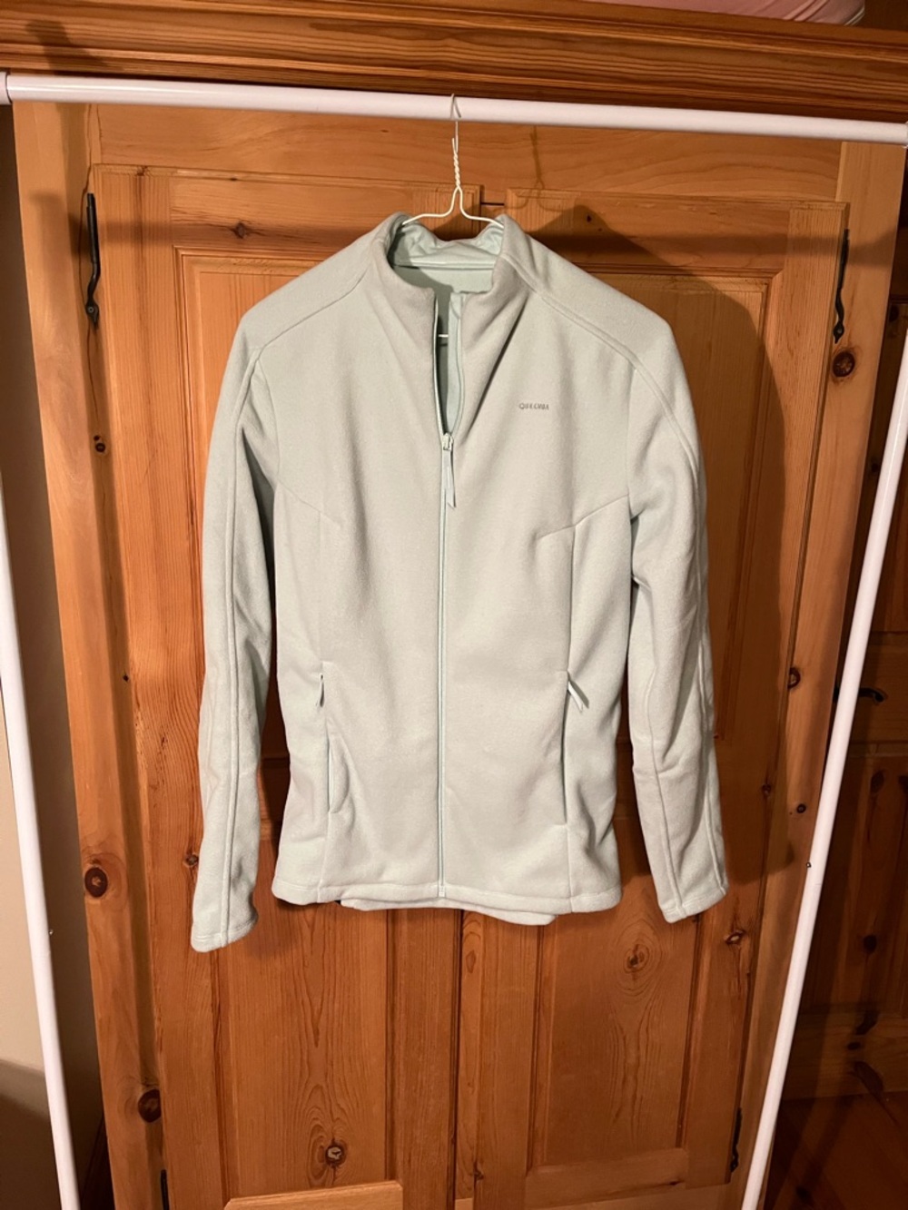 Quechua MH500 Mint Green Full-Zip Fleece Jacket women’s medium